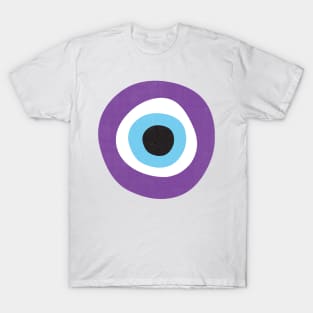 Purple Evil Eye Symbol T-Shirt